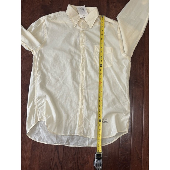 NWT GANT RUGGER Yellow Selvage Madras Lightweight Button Down Large - Picture 5 of 8